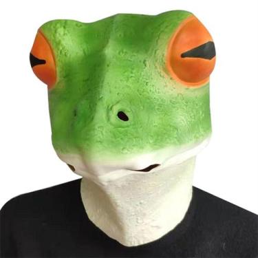 Imagem de Máscara de cosplay Sapos, Halloween, Carnaval, Páscoa, látex, tamanho 