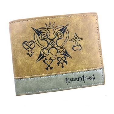 Imagem de Carteira Kingdoms Hearts Anime Leather Bifold para crianças - Yiweisai