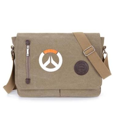 Imagem de Bolsa Messenger Overwatch Anime de ombro em lona 35x12x26cm - Yiweisai