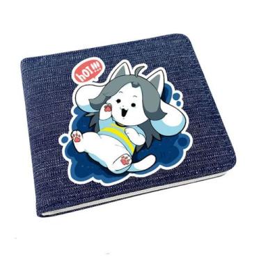 Imagem de Carteira, bolsa de moedas, couro, bifold, sem Undertale Anime - Yiweis