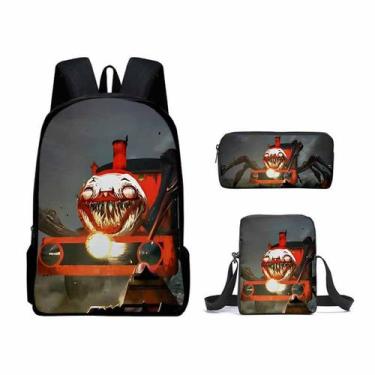 Imagem de Conjunto de mochilas escolares Choos-Choos Charles Cartoon Kids, 3 uni