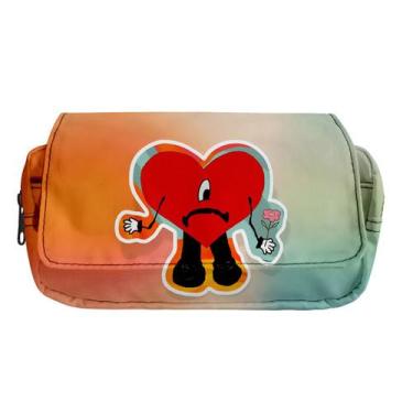 Imagem de Bolsa de lápis Bads Bunnys Anime Big Capacity Station 22x9x12cm - yiwe