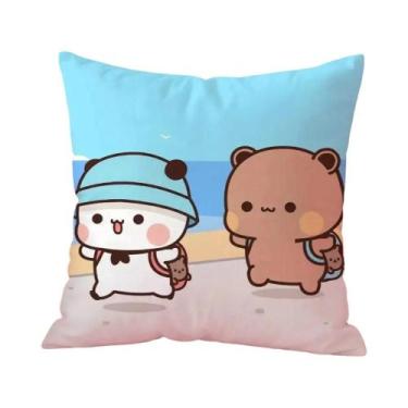 Imagem de Capa De Almofada Bubu Dudu Com Estampa Estampada Para Sala De Estar, C