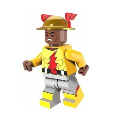 Imagem de Boneco Super Herois Vilões Quadrinhos Hq Bloco De Montar