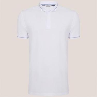 Imagem de Camisa Polo Dudalina Jacquard Chevron Masculino-Masculino