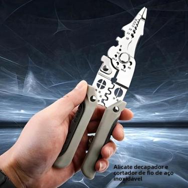 Imagem de Alicate Multifuncional De Aço Inoxidável De Grau Industrial Para Eletr