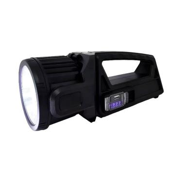 Imagem de Lanterna Solar Recarregável 2500lm Led P50+cob Com 9 Modos – Portátil Ecológica E Resistente Painel Solar Multifuncional