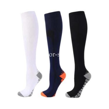 Imagem de Meias De Compressão Para Homens E Mulheres, 3 Pares, Para Varizes, Cam