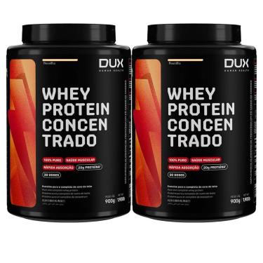 Imagem de Kit 2X Whey Protein Concentrado - 900g Baunilha - Dux Nutrition-Masculino