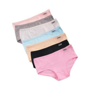 Imagem de Calcinhas De Algodão plus Size Para Mulheres, 7 Peças, Cor Sólida, Sem