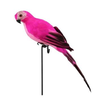 Imagem de Ornamento De Jardim Papagaio Artificial De 25cm, Decoração Pirata Com 