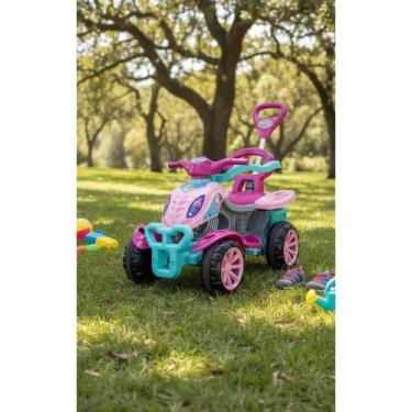 Imagem de Carrinho Passeio Infantil Rosa 3 em 1 Criança - Congratulations Store