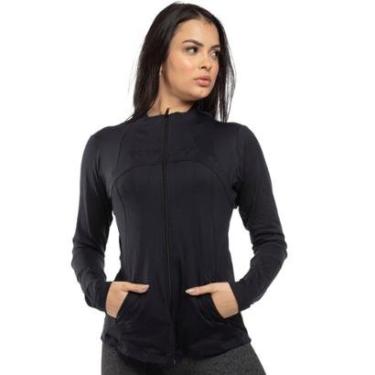 Imagem de Jaqueta Feminina Esportiva Gola Alta Best Fit Azure Original-Feminino