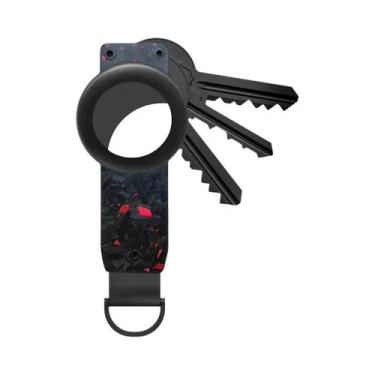 Imagem de Organizador De Chaves Compacto Em Metal Com Estojo Para Airtag Compatí