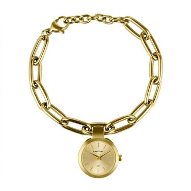 Imagem de Pulseira Relógio Lince Feminino Ref: Lrg4875l24 C1kx Dourado
