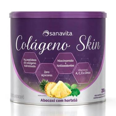 Imagem de Colágeno Skin Sanavita Abacaxi 200g