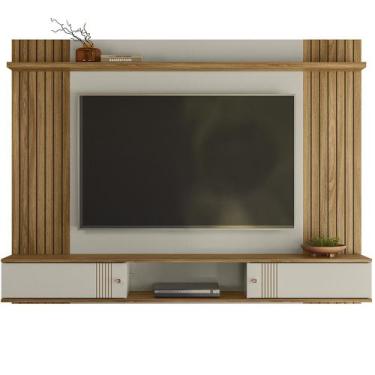 Imagem de Painel Para TV 70 Polegadas Denver Off White Nature PLLA - Peternella