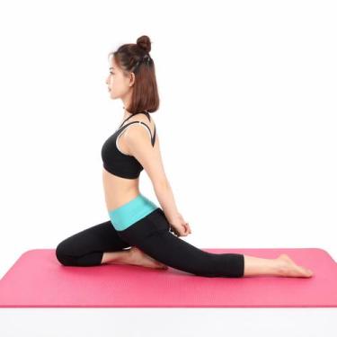 Imagem de Colchonete Yoga Pilates Fitness Antiderrapante 4mm Leve Portátil Exerc