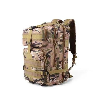 Imagem de Mochila Militar Tática OEM Impermeável 50 Litros Oxford 50x35x30cm Camuflada Claro Unissex