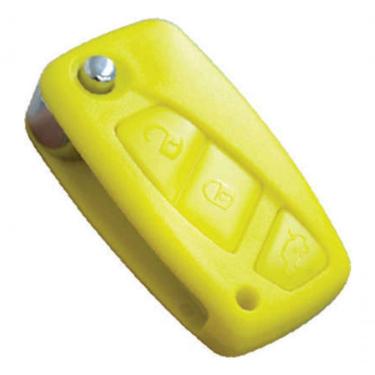 Imagem de Chave Canivete Uso Geral F103 Compatível com Audi BMW Ferrari Fiat Ford GM Linha VW Mercedes Peugeot Renault Amarela