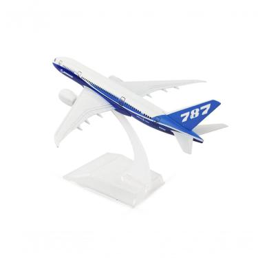 Imagem de Avião Miniatura Colecionável ap787-p em Metal Escala 1:400 com Base de Acrílico para Decoração Transparente