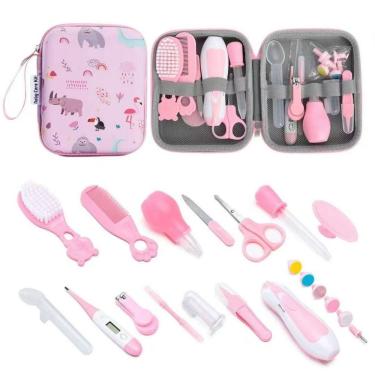 Imagem de Kit Higiene para Bebê Kit 13 Peças Essencial com Bolsa para Cuidados Recém Nascido Azul...