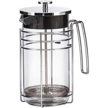 Imagem de Cafeteira Francesa em Vidro e Aço Inox Oxford Prateada 1L R