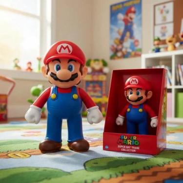 Imagem de Brinquedo Boneco Sonic Super Mario Bros 25cm Caixa Presente - Baby Plu
