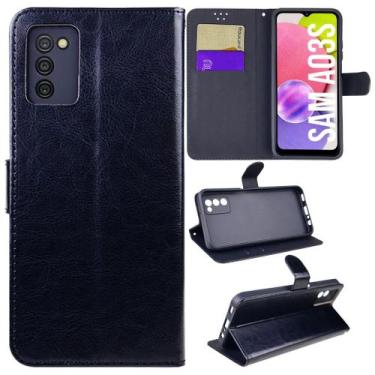 Imagem de Capa Capinha Carteira Samsung Galaxy A03S Flip Cover - LXL
