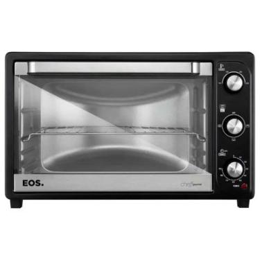 Imagem de Forno Elétrico 60L EOS Cheff Gourmet Grill B194862, Preto, 110V
