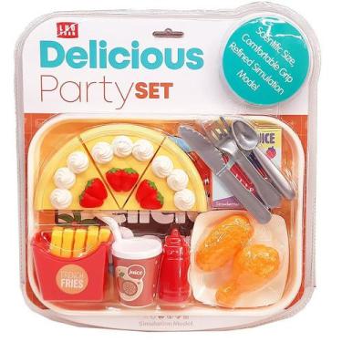 Imagem de Comida de Brincar Kit de Torta e Frango Frito LY8701 - Dorémi - COML B