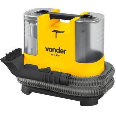 Imagem de Extratora Para Limpeza Sofá Portátil Elv 400 - Vonder, Amarelo, 220V