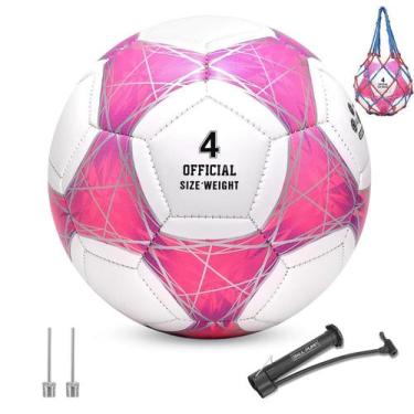 Imagem de Bola de futebol STEEFAN tamanho 4, capa de PU com mudança de cor e bom