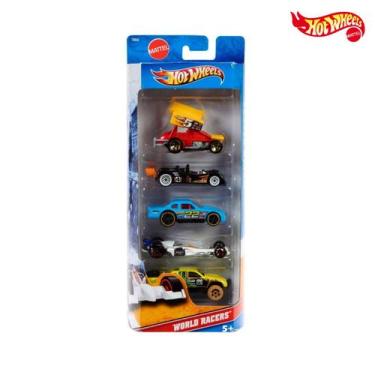 Imagem de Hot Wheels 5 Carrinhos Sortidos Kit Matel Caixa Coleção Miniatura Orig