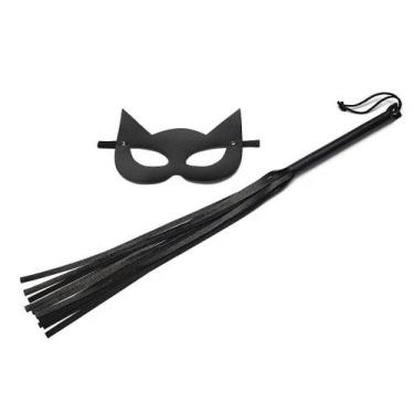 Imagem de Kit Mulher Gato - Máscara e Chicote Sexy Fantasy