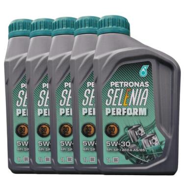 Imagem de Kit C/4 Litros Óleo 100% Sintético Selenia Perform 5w30 - Petronas