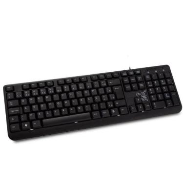 Imagem de Teclado Usb Pc Standard Preto Abnt 2 Padrão Brasileiro - MAXPRINT