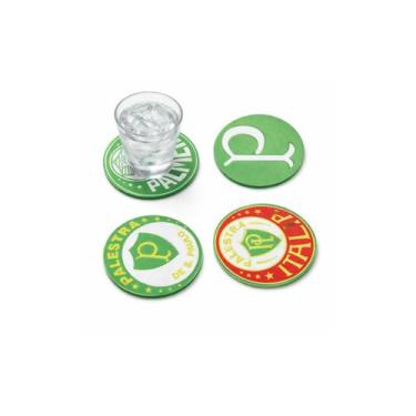 Imagem de Kit 4 Porta Copos Palmeiras 3D Presente Torcedor Futebol P