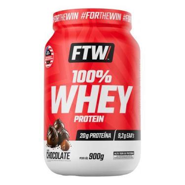 Imagem de Whey Protein 100% Concentrado Pote 900g Sabor Chocolate Ftw Sabor:Choc