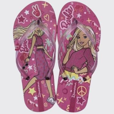 Imagem de Chinelo de Dedo Infantil Meninas Ipanema Barbie Meu Encanto I, Rosa, G