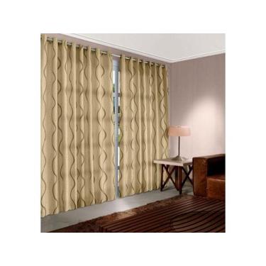 Imagem de Cortina Venezia Jacquard Creme 2,00 x 1,80m  Jolitex