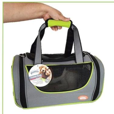 Imagem de Bolsa de Transporte Viagem Avião Aéreo Pet Cães Gatos Pawise, Neon Ver