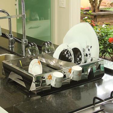 Imagem de Escorredor de Pratos e Louças em Inox - Maxx Diamond