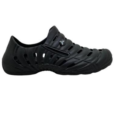 Imagem de Sandália Tênis Babuche Sapatenis Elastico Kemo Original, 39, Preto