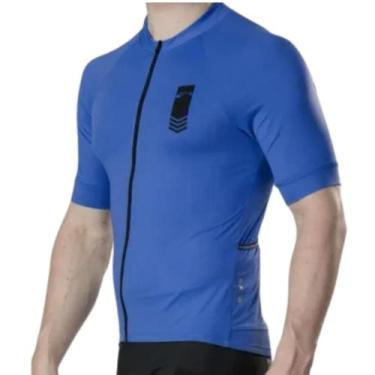 Imagem de Camisa De Ciclismo Manga Curta Bike Masculina Pro Sky Tamanho:MCor:Azu