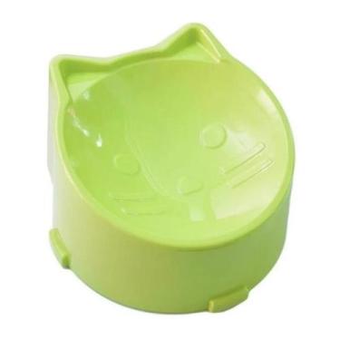 Imagem de Comedouro elevado para gatos orien - OrienPet, VERDE