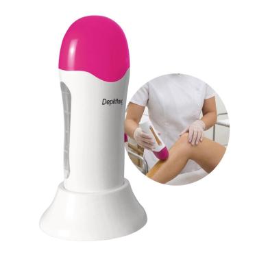 Imagem de Aquecedor de Cera Quente Roll On com Visor para Depilação Bivolt 110-240V Aquecimento Rápido Branco Depilflax