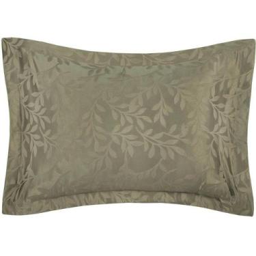 Imagem de Fronha Blend Veludo Jardim Poliéster 50x70cm 1 Peça Verde Altenburg