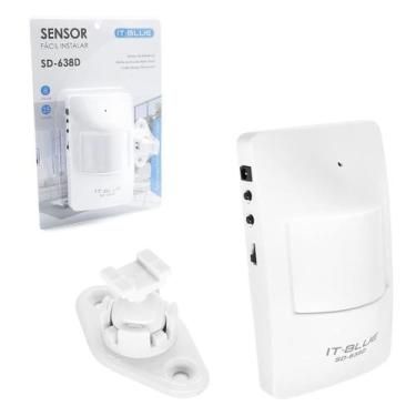 Imagem de Sensor de Presença com Alerta Sonoro 25 Toques e 8 Idiomas - It Blue
