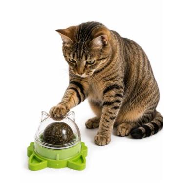 Imagem de Brinquedo Catnip Natural Carinha Gato Antiestresse Relaxante - Murano